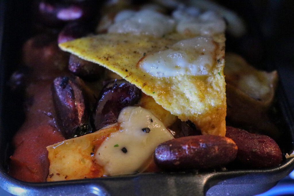 Nacho-Pfännchen ist ein tolles Rezept für Raclette-Ideen