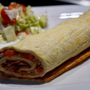 Low carb Pizza Rolle