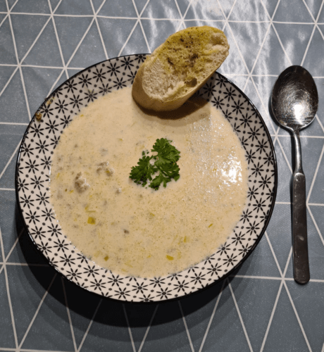 Käse Lauch Suppe schmeckt nach Zuhause