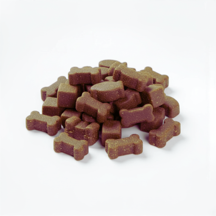 Leberwurst Happen Leckerlis für Hund eignen sich herorragend für Dummy Training oder Hundesport